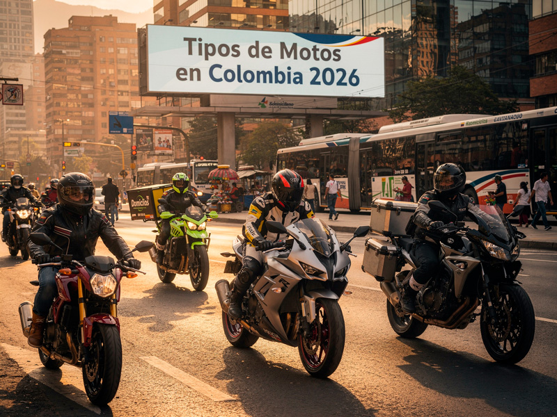 tipos de motos colombia